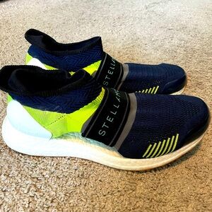 Adidas women’s Stella McCartney Ultraboost slip-on athletic sneakers.